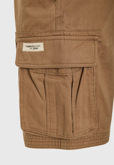 Pantaloni scurți cargo confortabili - Cigar