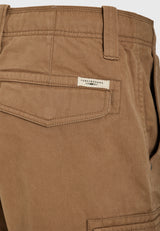 Pantaloni scurți cargo confortabili - Cigar