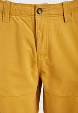 Pantaloni scurți cargo confortabili - Galben mineral