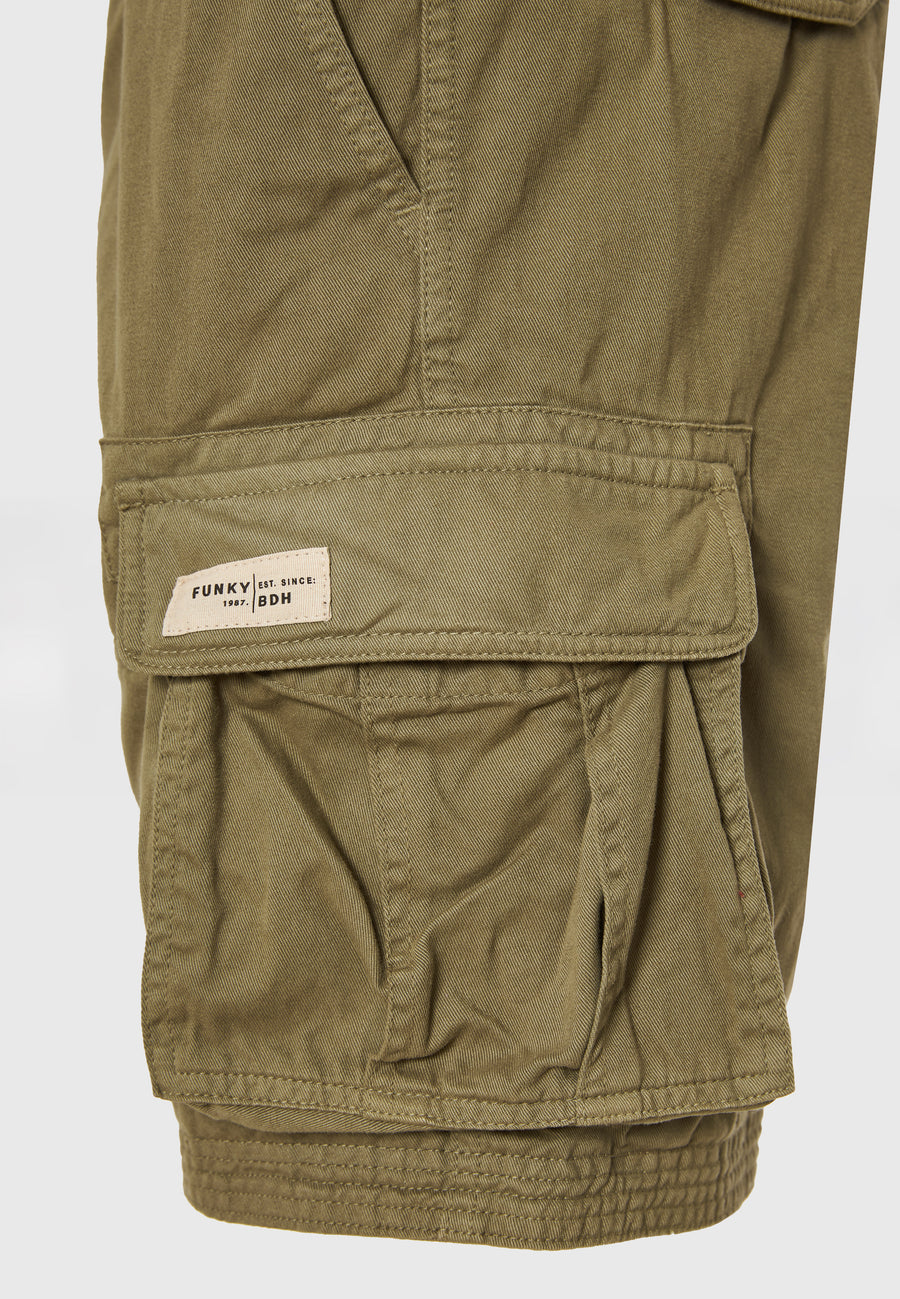 Pantaloni scurți cargo confortabili - Oregano