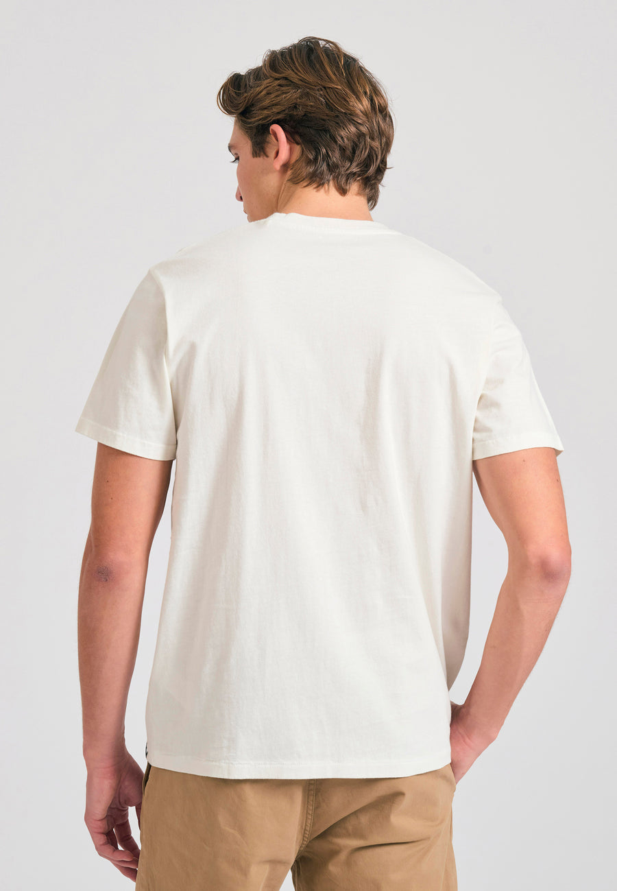 Tricou cu imprimeu grafic - Alb