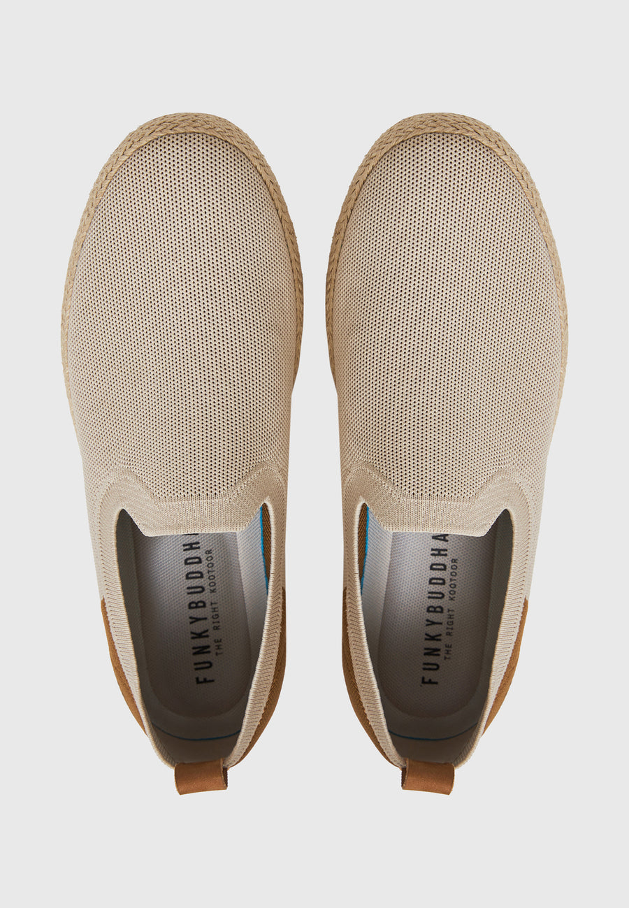 Espadrile bărbătești - Bej