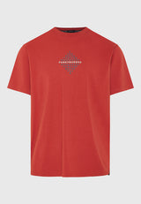 Tricou cu imprimeu pe piept - Maro Spice