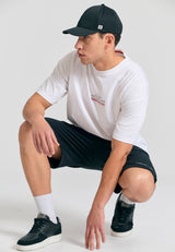 Wide leg fit jogger shorts - The essentials - Black