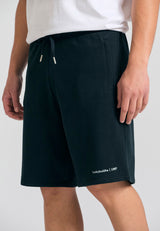 Wide leg fit jogger shorts - The essentials - Black