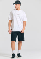 Wide leg fit jogger shorts - The essentials - Black