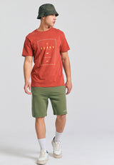 Pantaloni scurți jogger cu croială largă - The essentials - Verde vânătoresc