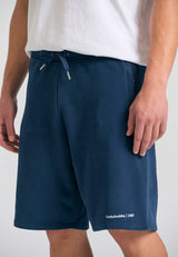 Wide leg fit jogger shorts - The essentials - Navy