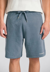 Wide leg fit jogger shorts - The essentials - Steel grey