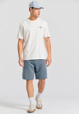 Wide leg fit jogger shorts - The essentials - Steel grey