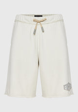 Pantaloni scurți jogger supradimensionați cu imprimeu Funky Buddha - Mist