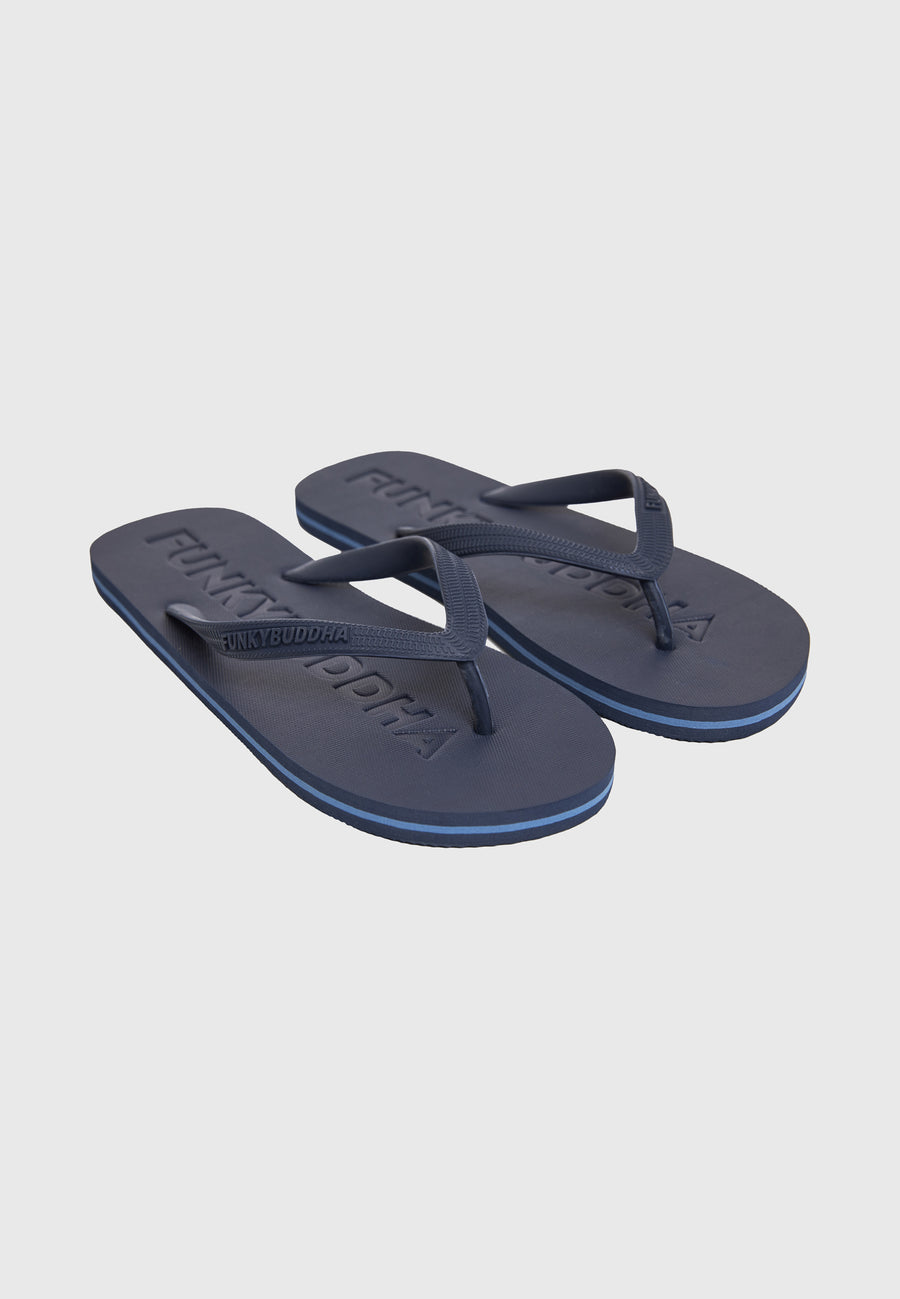 Men's flip flops - Midnight blue