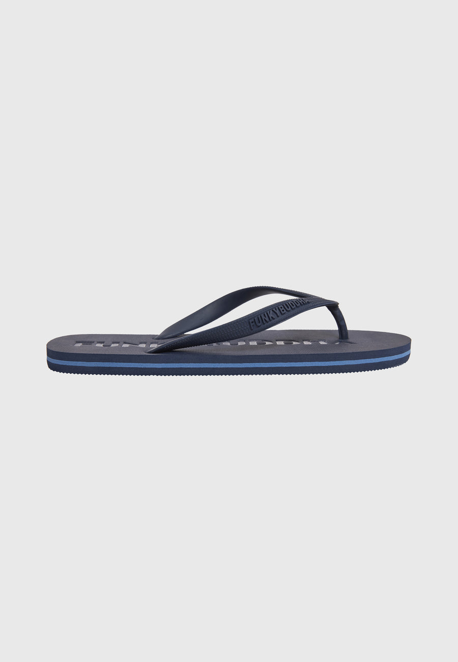 Men's flip flops - Midnight blue