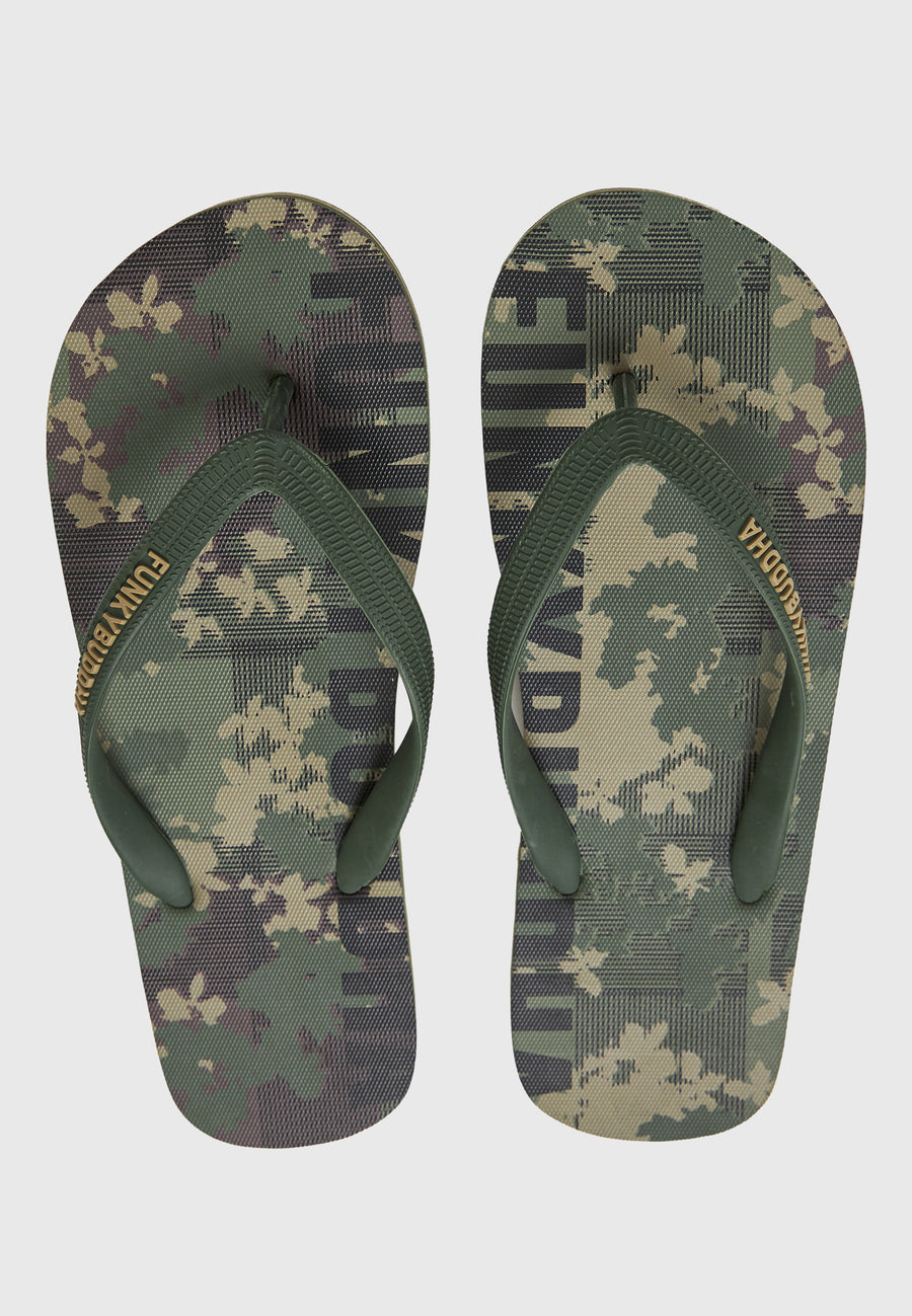 Men's flip flops - Khaki