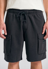 Pantaloni jogger cargo pentru bărbați, cu croială lejeră și conică - Antracit