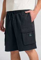 Pantaloni jogger cargo pentru bărbați, cu croială lejeră și conică - Antracit