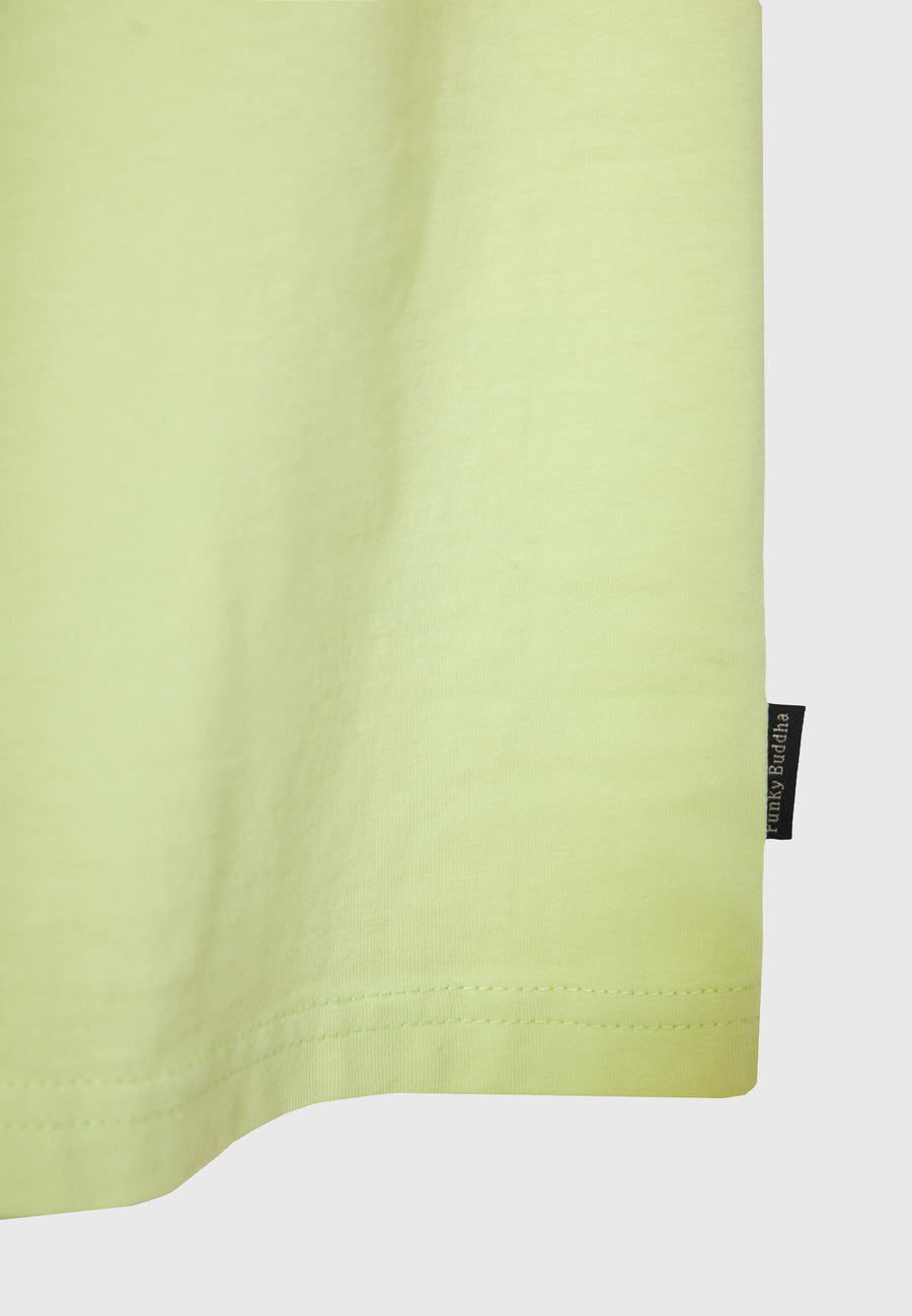 Tricou cu croială lejeră și imprimeu fotografic - Matcha