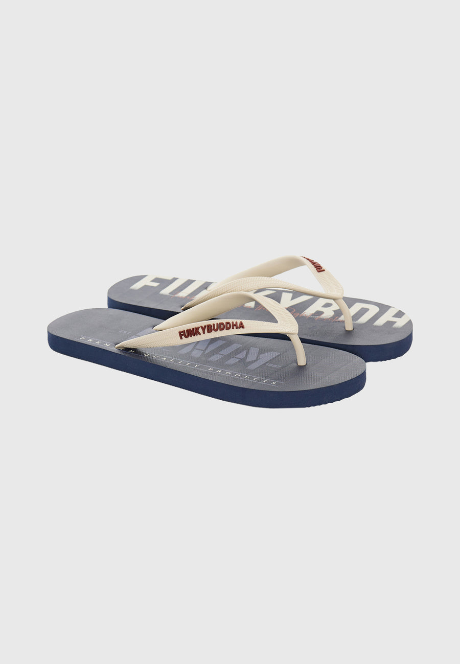 Men's flip flops - Indigo