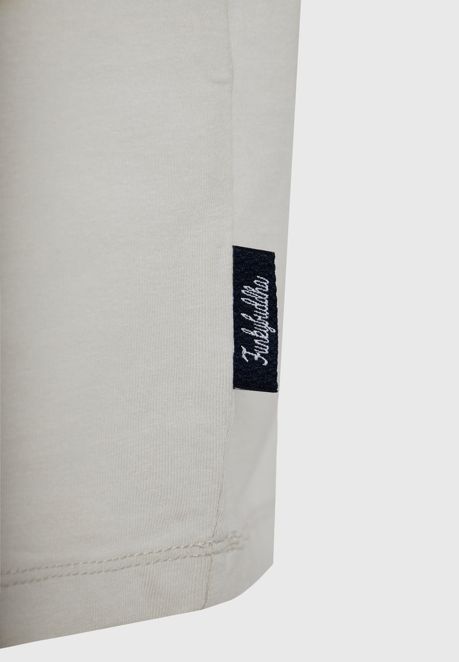 Tricou cu croială lejeră și imprimeu grafic cu rame - Mist