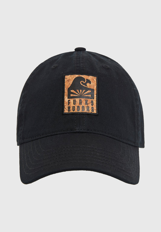 Șapcă bărbătească cu etichetă cu logo-ul Funky Buddha - Negru