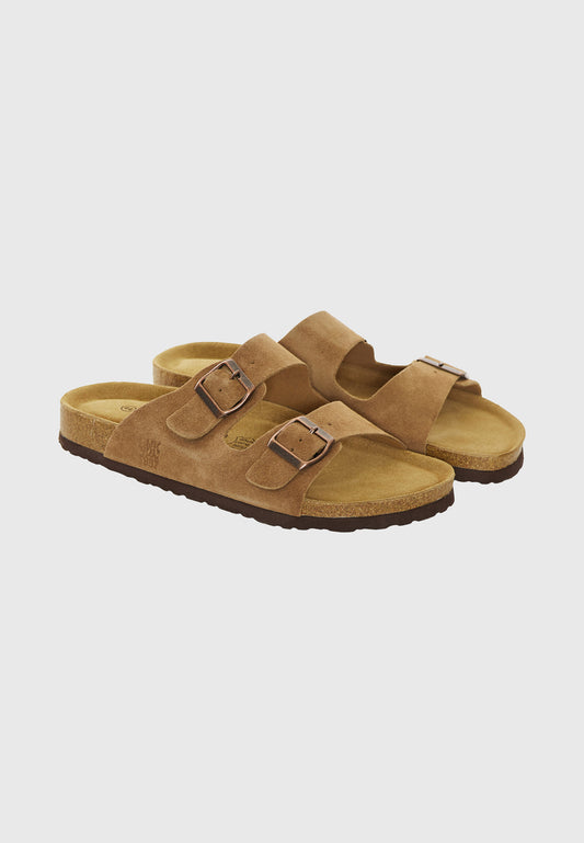 Sandale bărbătești întoarse - Maro deschis