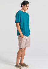 Tricou cu croială lejeră și imprimeu grafic pe spate - Peacock
