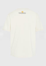 Tricou cu imprimeu grafic pe piept - Alb