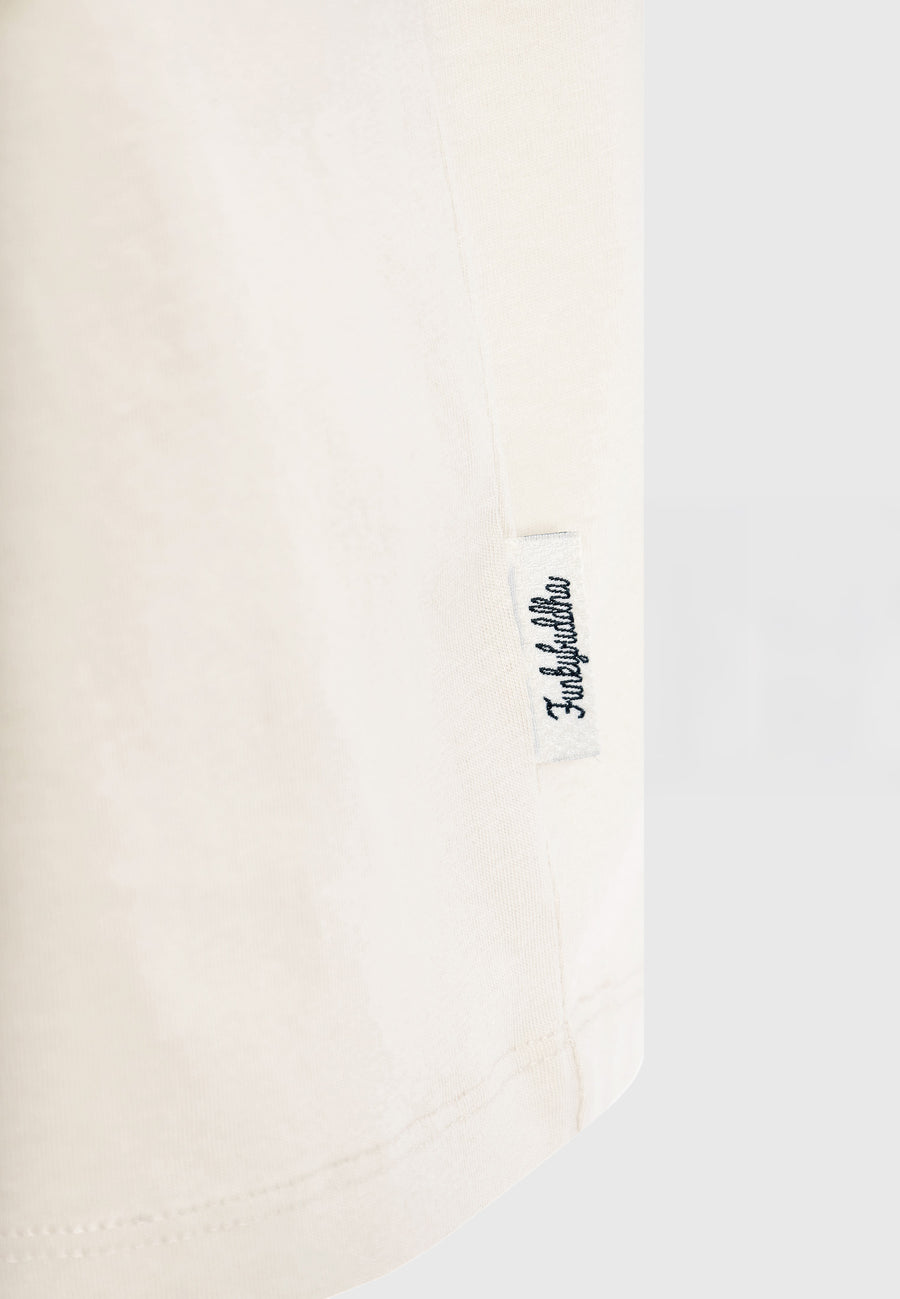 Tricou cu imprimeu grafic pe piept - Alb