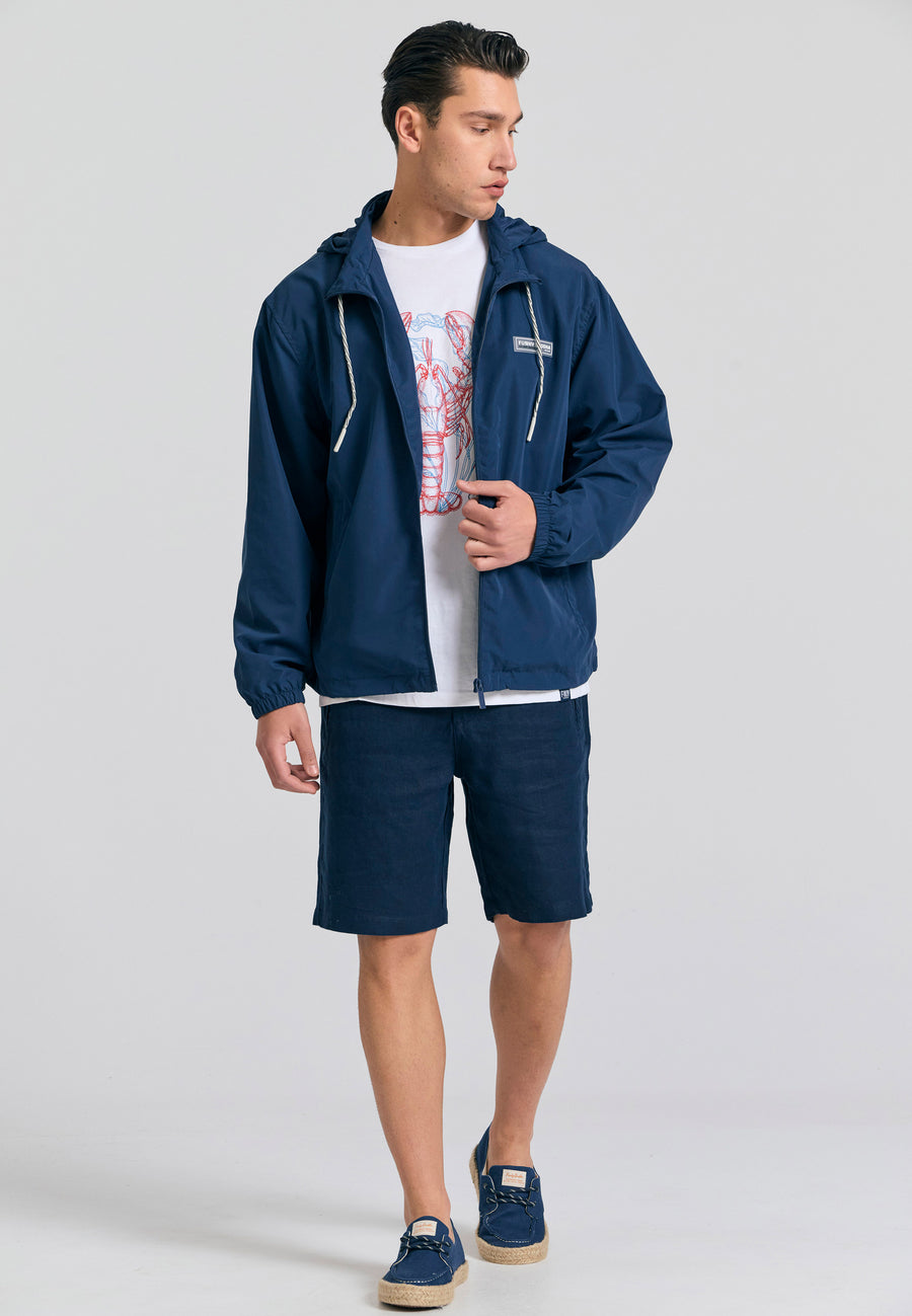 Tricou cu imprimeu grafic abstract - Alb