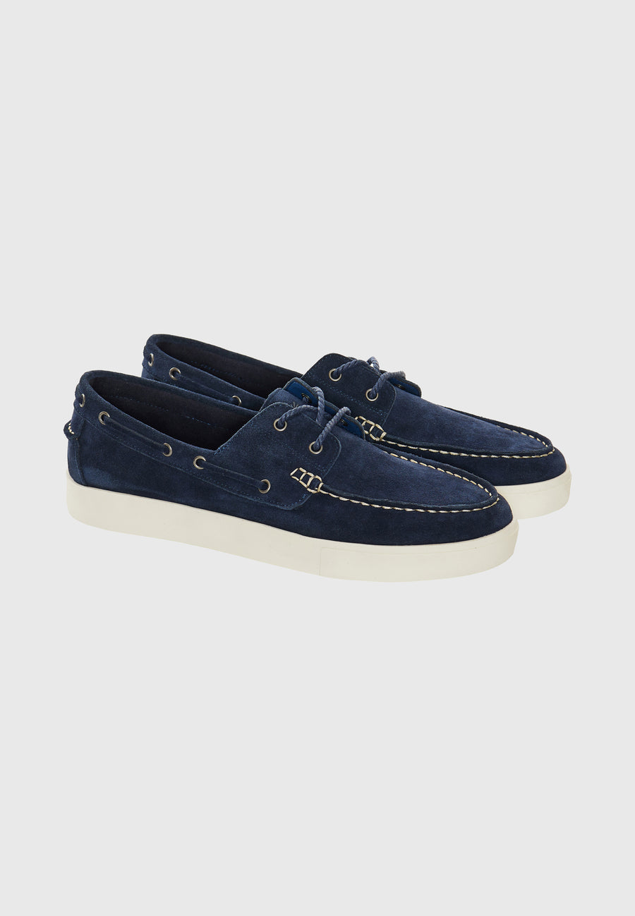 Pantofi de barcă pentru bărbați - Bleumarin