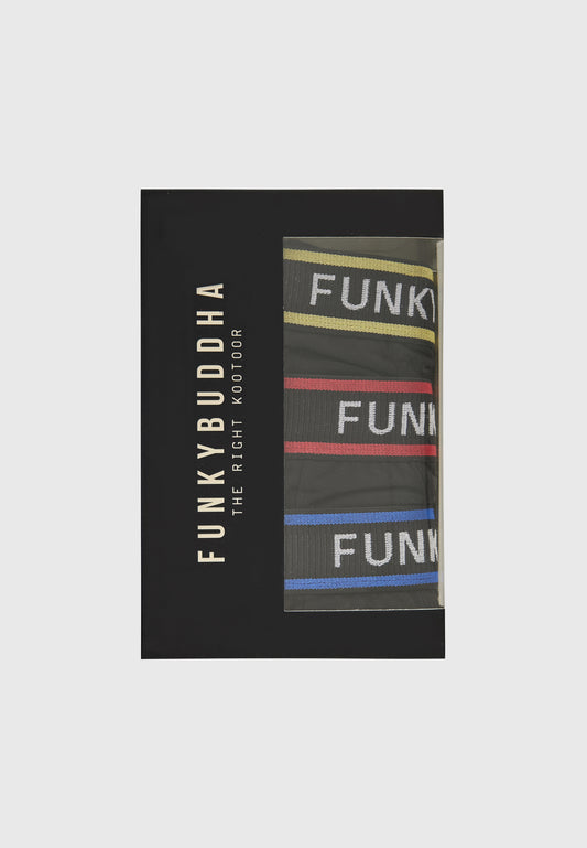 Pantaloni scurți boxer (set de 3) - Negru