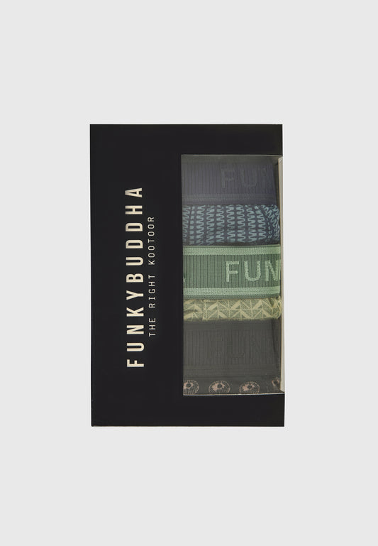 Pantaloni scurți boxer (set de 3) - Multicolori