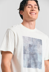 Tricou cu imprimeu fotografic minimalist - Mist