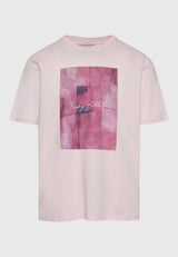 Tricou cu imprimeu fotografic minimalist - Sorbet roz