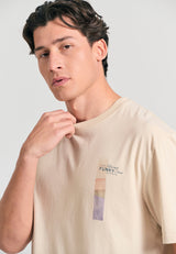 Tricou cu croială lejeră și imprimeu fotografic vintage - Sugar