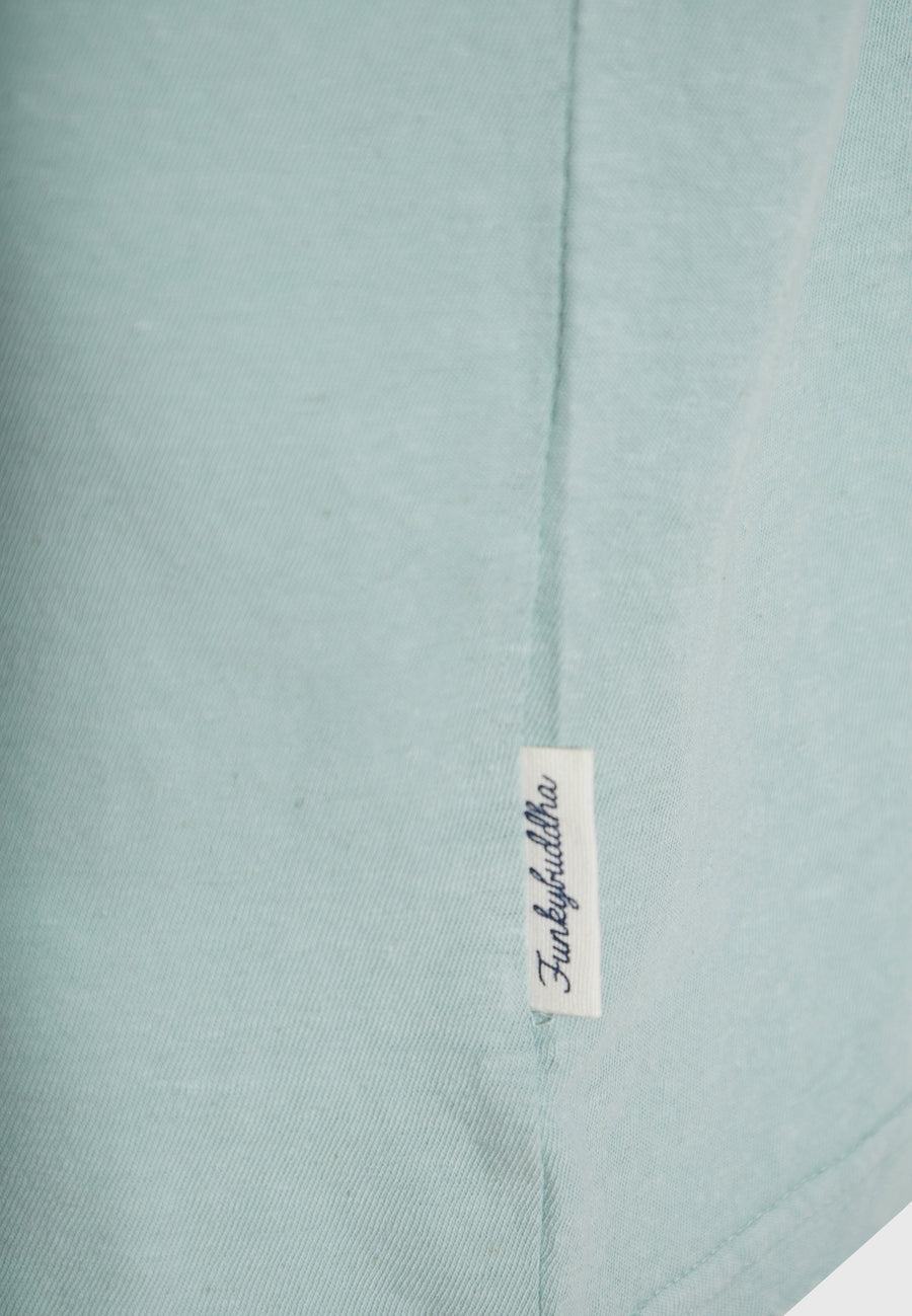 Tricou din amestec de in, cu croială relaxată