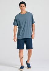 Tricou din amestec de in, croială relaxată