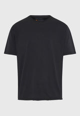 Tricou cu croială lejeră și margini brute - Antracit