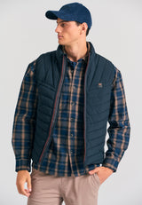 Men's vest quilted jacket