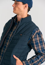 Men's vest quilted jacket