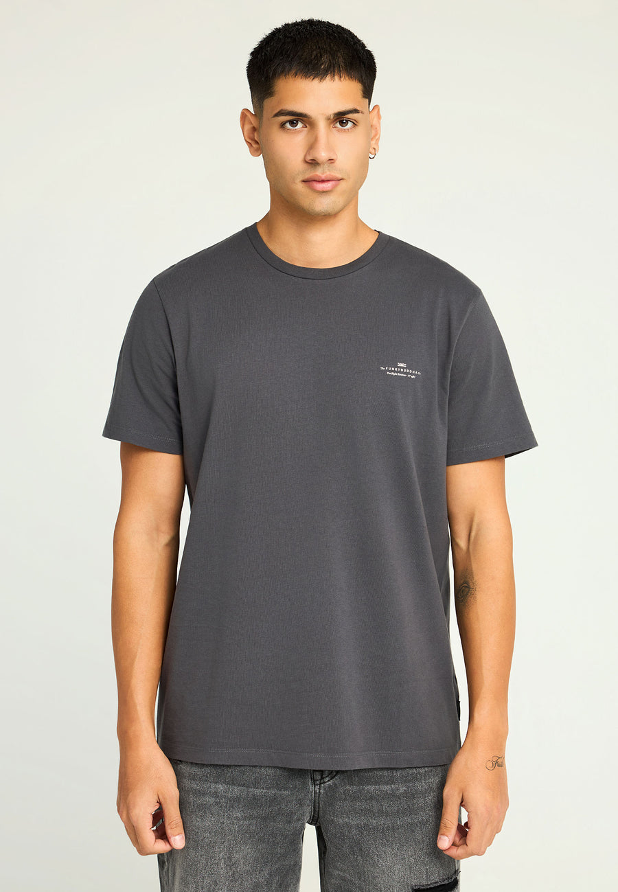 Tricou bărbătesc cu guler rotund - Esențiale