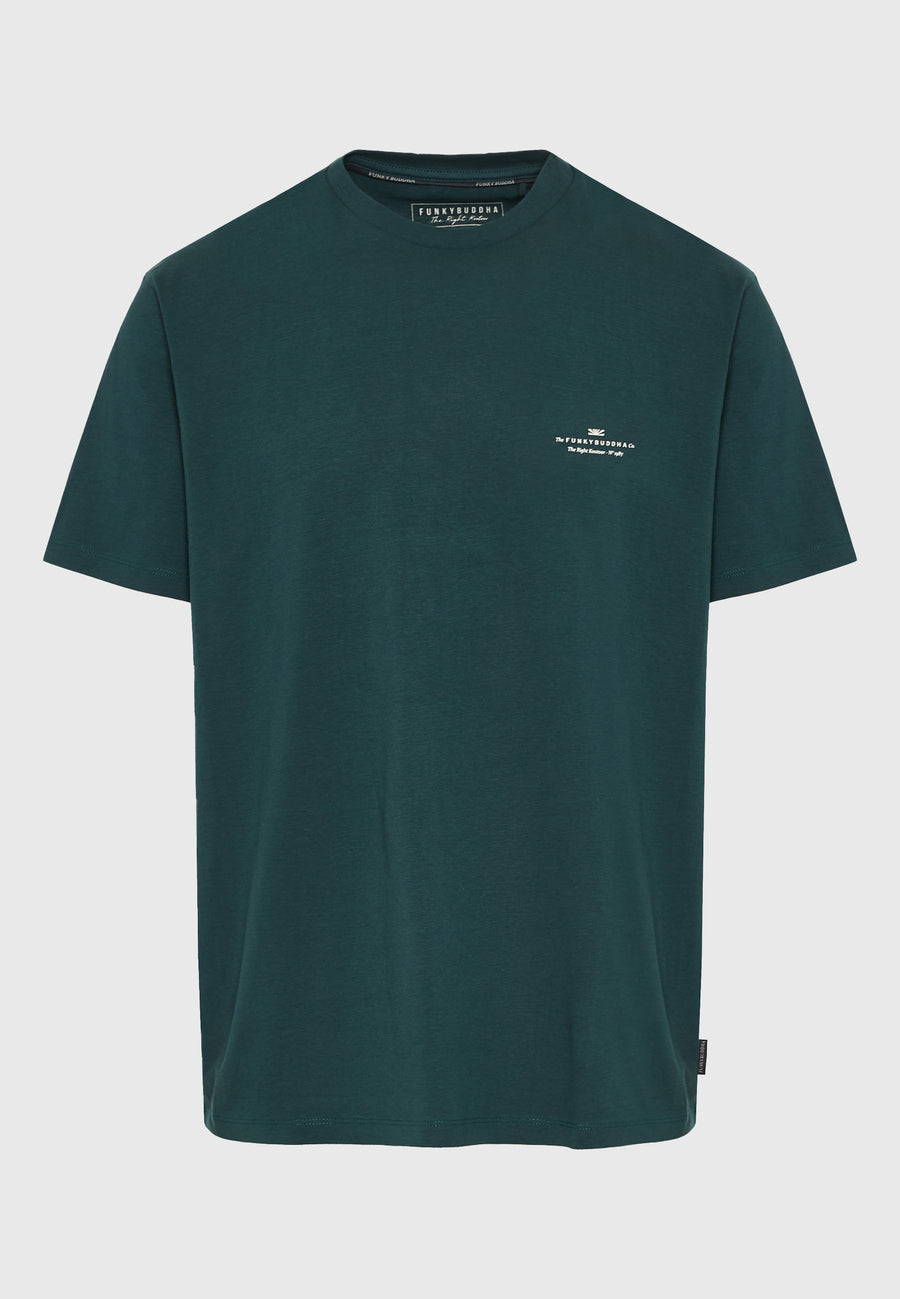 Tricou bărbătesc cu guler rotund - Esențiale