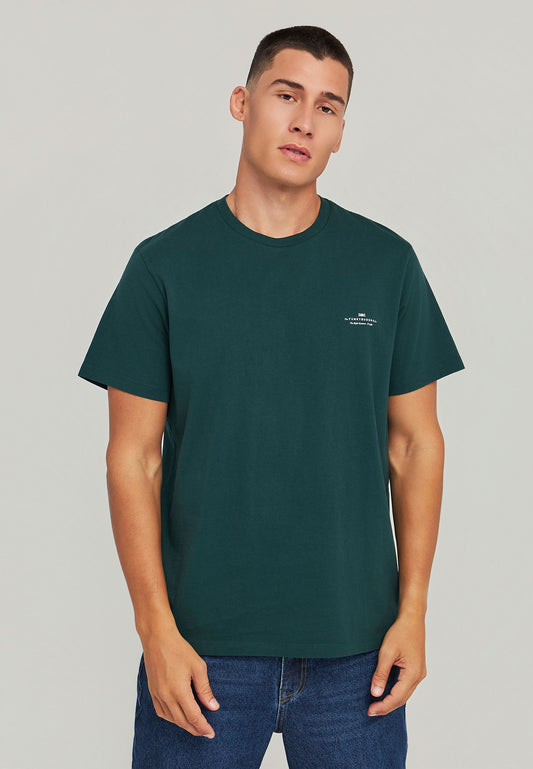 Tricou bărbătesc cu guler rotund - Esențiale