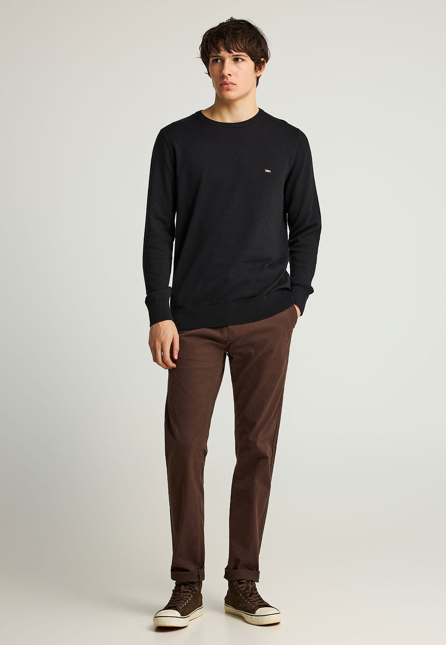 Pulover cu guler rotund pentru bărbați - Esențiale