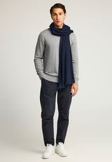 Pulover cu guler rotund pentru bărbați - Esențiale