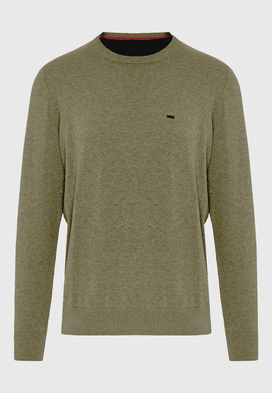 Pulover cu guler rotund pentru bărbați - Esențiale