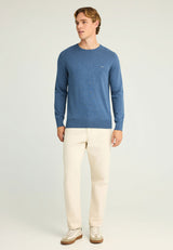Pulover cu guler rotund pentru bărbați - Esențiale
