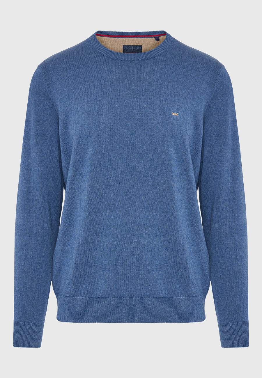 Pulover cu guler rotund pentru bărbați - Esențiale