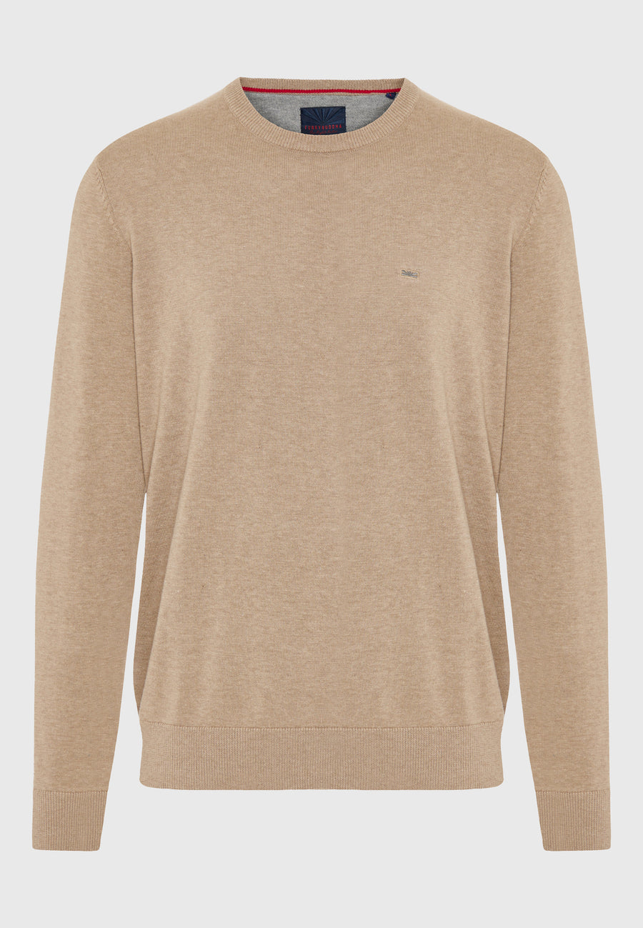 Pulover cu guler rotund pentru bărbați - Esențiale