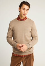 Pulover cu guler rotund pentru bărbați - Esențiale